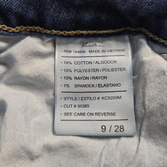 KanCan Jeans Women's 28 Blue Button Fly Skinny Medium Wash Fade Ankle - Picture 4 of 16
